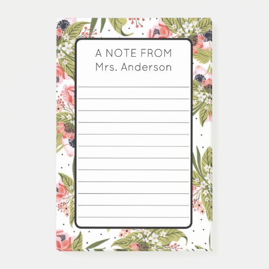 Leerlingenlaptop — Speciaal cadeau voor leraar Post-it® Notes (Voorkant)