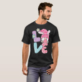 Leerlingenleven paasmakerij bunny Love Funny Easte T-shirt (Voorkant volledig)