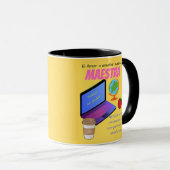 Leerlingenmaestra-citaat mok (Voorkant rechts)