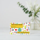 Leerlingenpatroon Visitekaartje (Staand voorkant)