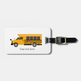 Leerlingenschoolbeheerder Studentenbus Bagagelabel