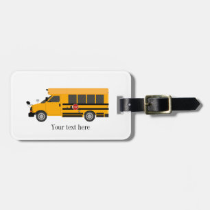Leerlingenschoolbeheerder Studentenbus Bagagelabel