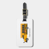 Leerlingenschoolbeheerder Studentenbus Bagagelabel (Voorkant verticaal)