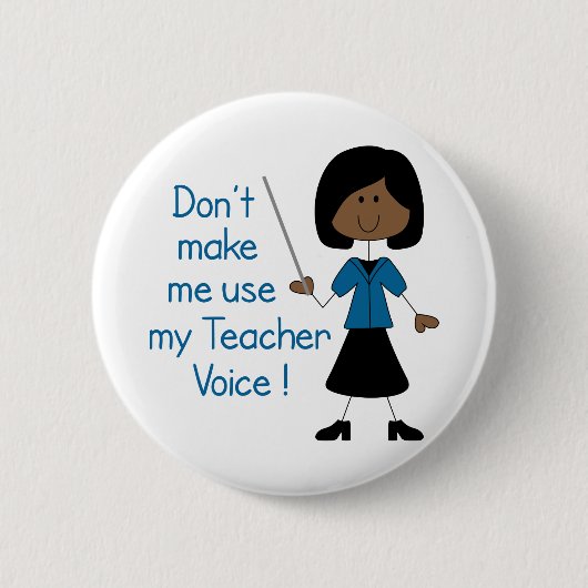 Leerlingenstem Ronde Button 5,7 Cm (Voorkant)