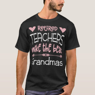 Leerlingenvervroegde prijsopgave Best Grandmas Ret T-shirt