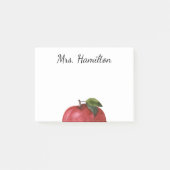 Leerlingenwaardering Apple Waterverf Post-it Note (Voorkant)
