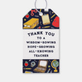 Leerlingenwaardering bedankt cadeau Labels Cadeaulabel (Voorkant)