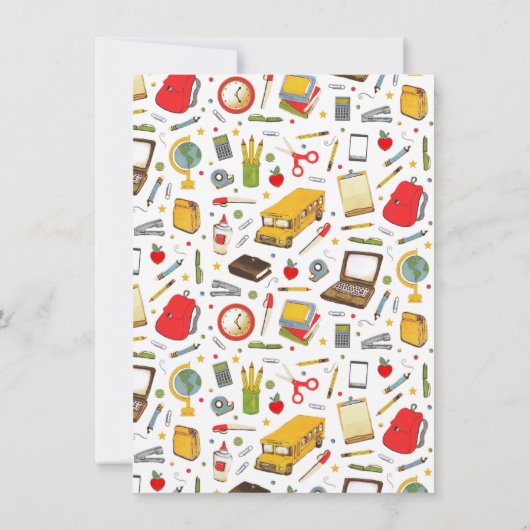 Leerlingenwaardering bedankt kaart (Achterkant)