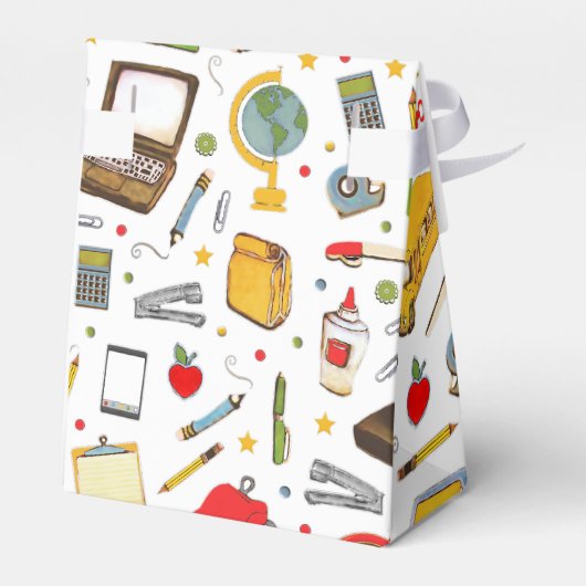 Leerlingenwaardering cadeau voor voordeur bedankdoosjes (Achterkant)