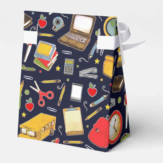 Leerlingenwaardering cadeau voor voordeur bedankdoosjes (Achterkant)