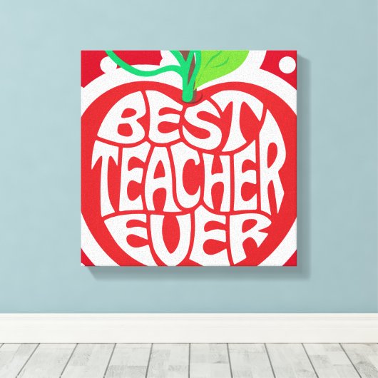 Leerlingenwaardering Canvas Afdruk (Insitu (Houten vloer))