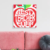 Leerlingenwaardering Canvas Afdruk (Insitu (Woonkamer))