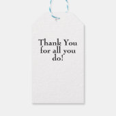 Leerlingenwaardering dag Waterverf Citaat Cadeaulabel (Achterkant)