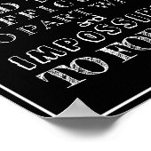 Leerlingenwaardering Dank je kantoor van het thuis Poster (Hoek)