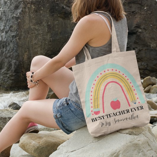 Leerlingenwaardering Dank u persoonlijk Tote Bag