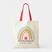 Leerlingenwaardering Dank u persoonlijk Tote Bag (Achterkant)
