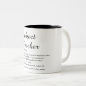 Leerlingenwaardering Definitie script modern Tweekleurige Koffiemok (Voorkant rechts)