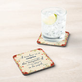 Leerlingenwaardering Een leraar is een kompas Bier Onderzetter (Rechterzijde)