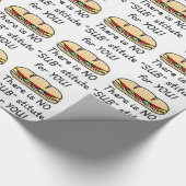 Leerlingenwaardering — Funny Sub Teacher Quote Cadeaupapier (Hoek)