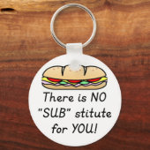 Leerlingenwaardering — Funny Sub Teacher Quote Sleutelhanger (Voorkant)