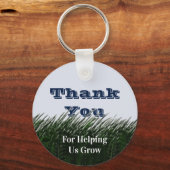 Leerlingenwaardering groene Bedankt voor de basiss Sleutelhanger (Voorkant)