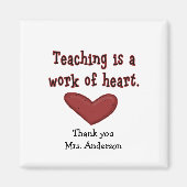 Leerlingenwaardering hartcadeau magneet (Voorkant)