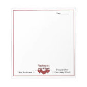 Leerlingenwaardering harten notitieblok (Voorkant)