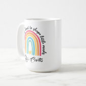 Leerlingenwaardering Het vergt een groot hart voor Koffiemok (Voorkant links)