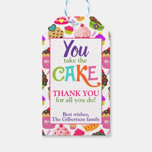 Leerlingenwaardering Je neemt de kook Cadeaulabel (Voorkant)