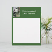Leerlingenwaardering Letterhead Panda van bureau v (Staand voorkant)