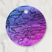 Leerlingenwaardering Neon Abstract Dank je Bedankjes Labels (Achterkant)