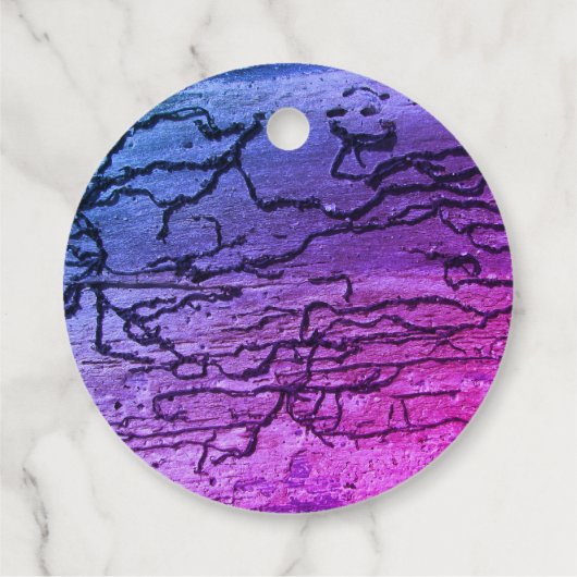 Leerlingenwaardering Neon Abstract Dank je Bedankjes Labels (Achterkant)