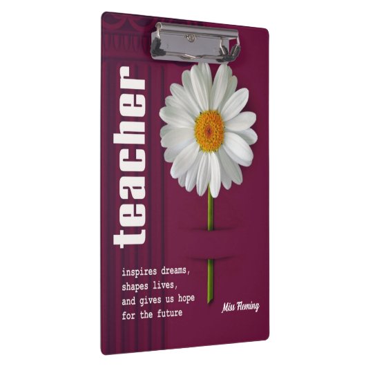 Leerlingenwaardering op aangepaste naam Cadeaus Klembord (Rechts)