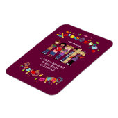 Leerlingenwaardering op aangepaste naam Cadeaus Magneet (Linkerzijde)