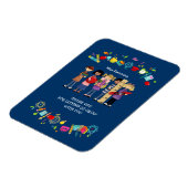 Leerlingenwaardering op aangepaste naam Cadeaus Magneet (Linkerzijde)