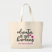 Leerlingenwaardering op maat Jumbo-Tas Grote Tote Bag (Voorkant)