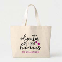 Leerlingenwaardering op maat Jumbo-Tas Grote Tote Bag