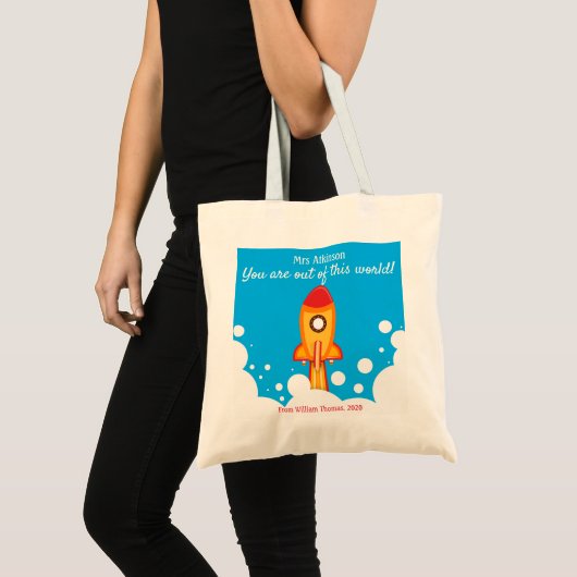 Leerlingenwaardering op persoonlijke titel tote bag (Voorkant (product))