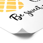 Leerlingenwaardering Pineapple Summer School Poster (Hoek)