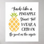 Leerlingenwaardering Pineapple Summer School Poster (Voorkant)