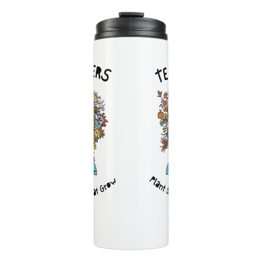 Leerlingenwaardering Plant zaaigoed dat groeit Thermosbeker (Voorkant)