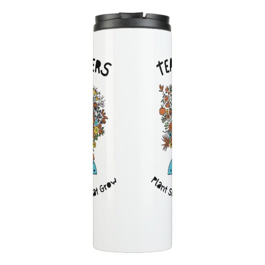 Leerlingenwaardering Plant zaaigoed dat groeit Thermosbeker (Achterkant)