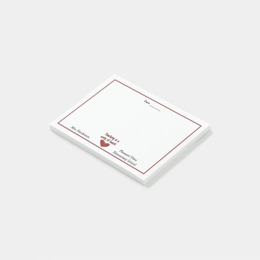 Leerlingenwaardering Post-it® Notes (Schuin)