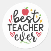 Leerlingenwaardering Ronde Sticker (Voorkant)