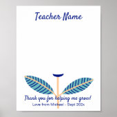 Leerlingenwaardering — Sjabloon voor doe-het-zelfa Poster (Voorkant)