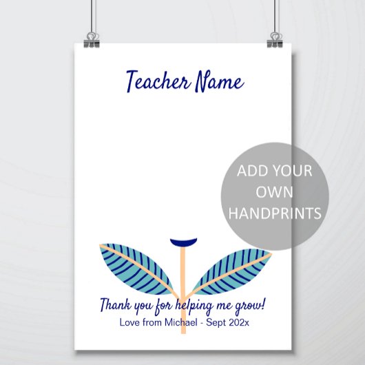 Leerlingenwaardering — Sjabloon voor doe-het-zelfa Poster