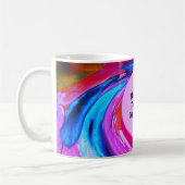 Leerlingenwaardering Tie Dye Classroom Hartelijk d Koffiemok (Links)