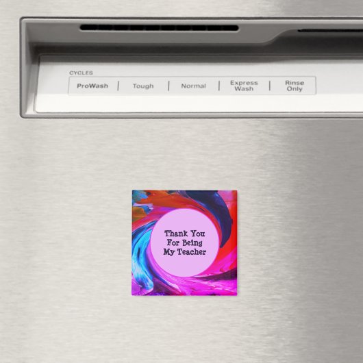 Leerlingenwaardering Tie Dye Classroom Hartelijk d Magneet (Insitu (Vaatwasser))