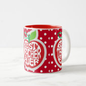 Leerlingenwaardering Tweekleurige Koffiemok (Voorkant rechts)