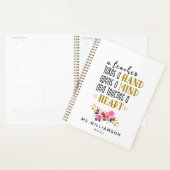 Leerlingenwaardering Typografie Gepersonaliseerd Planner (Display)